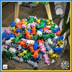 Милі лисички-аксесуари: магніт, брелок, екопластик | 42Druk