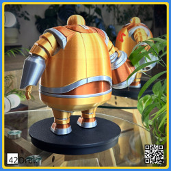 Велика фігурка ZOG — 3D-друк із 6 кольорів PLA, 29 см | 42Druk