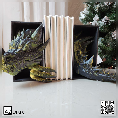 Бук-енди Замок драконів: 3D-друковані тримачі для книг | 42Druk