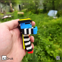 Колекційна Фігурка Майнкрафт Зомбі Гамбурглар | 42Druk