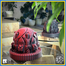 🛠️ Стімпанк-шкатулка "Механічна Вежа" – унікальна 3D-друкована скринька