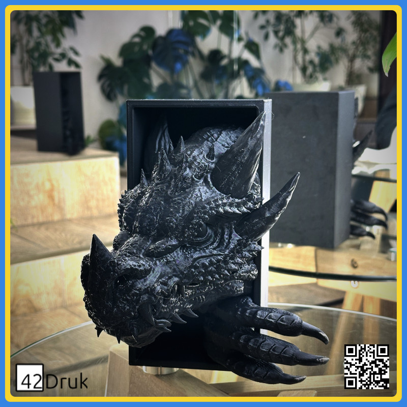 3D-друковані бук-енди «Замок драконів» – тримачі для книг у вигляді дракона 3D-друковані бук-енди «Замок драконів» – тримачі для книг у вигляді дракона