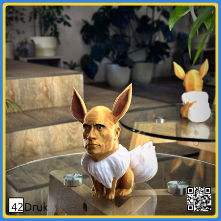 Фігурка "Скелямон": Іві + Скеля Джонсон | 42Druk